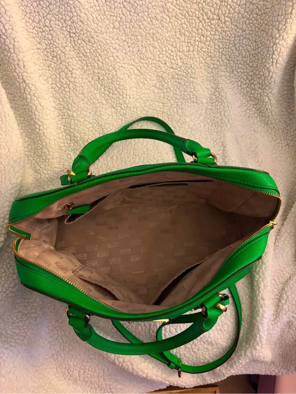 Michael Kors bright green